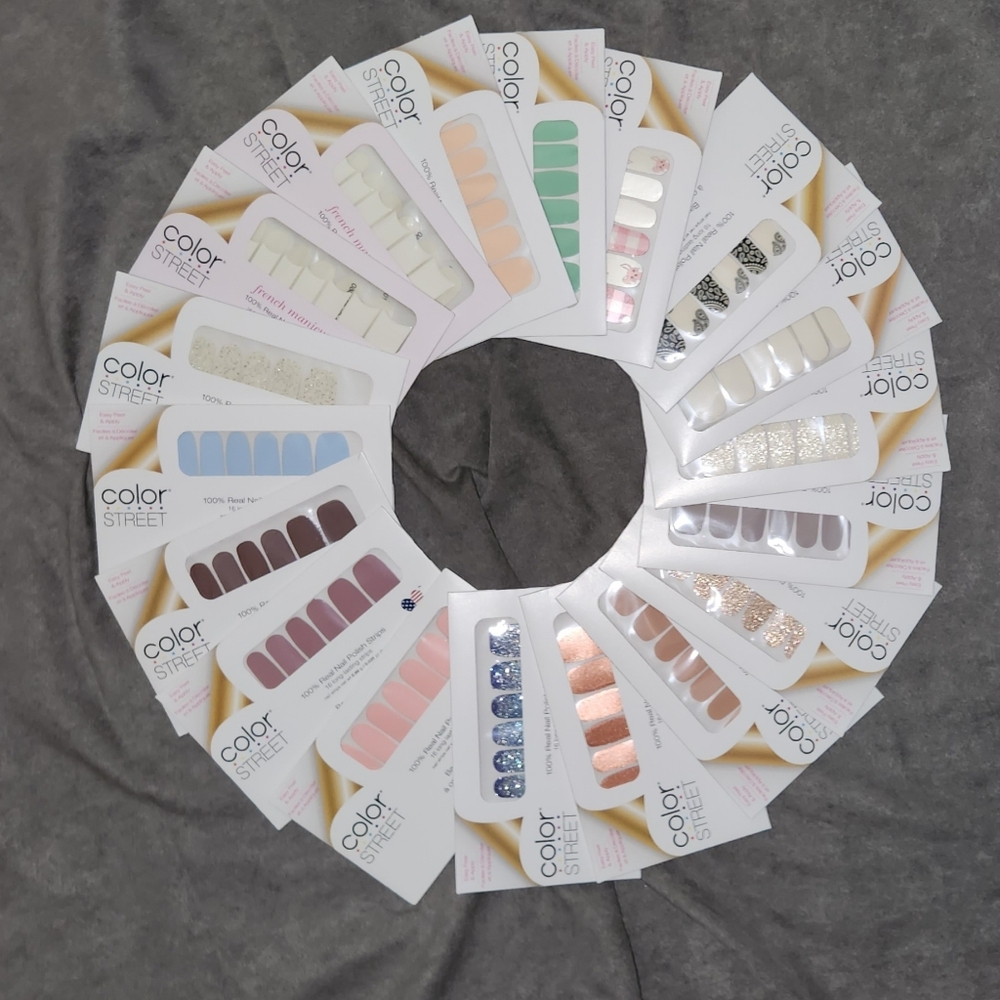 18 Sets - Color Street Nail Polish Strips
